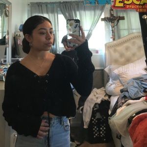 cute black top